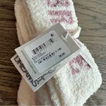 Barefoot Dreams  CozyChic Bridal Sock Set Ivory/Pink Cozy Bride Socks Photo 6