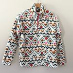 Eddie Bauer  Quarter Zip Women’s Fleece Sherpa Aztec Pullover Multicolor Size S Photo 3