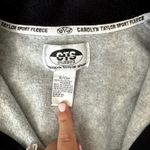 Carolyn Taylor VTG Gray Fleece Vest Women's Size Small Full Zip Up Photo 1