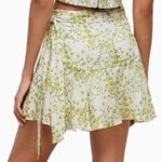 ALLSAINTS Frida Amanzi Floral Printed Skirt Skort Lime Green Women’s 0 Photo 2