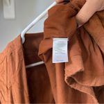 Pure J.Jill Textured Loose Fit Open Front Cardigan Pockets Brown Size large Photo 4