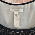 J.Crew  Leslie Black Eyelet Crochet Lace Dressy Tank Top Photo 4