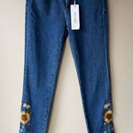 Driftwood Jackie High Rise Skinny Jean Falling Sunflower Women's Waist Size 25 Photo 0