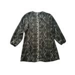H&M  Snakeskin Print Long Sleeve Mini Dress Size 8 Animal Print‎ Western Boho Photo 1