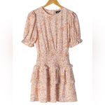 Lulus Multicolour Floral Isn’t She Darling Blush Smocked Mini Dress Medium Photo 4