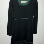 Aventura organic Cotton sweater dress gray green womens size small natural fiber Photo 0