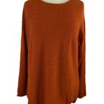 Michael Kors Size Large Back Zip Long Sleeve Long Sweater Orange Autumn Photo 0