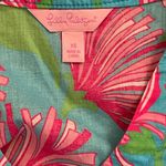 Lilly Pulitzer Blue and Pink Floral Swim Coverup XS Photo 1
