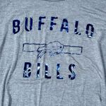 NFL  Team Apparel Grey Blue Buffalo Bills Tee Shirt Women’s Medium Photo 1