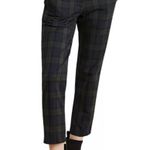 Velvet by Graham & Spencer plaid trousers Black Size 2 Photo 1