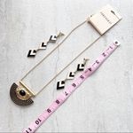 Forever 21 Geometric Necklace and Earrings Photo 3