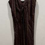 NWT Raquel Allegra Slip dress rayon brown knee length SZ 1US6 Photo 0