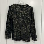 The Territory Ahead  Medium Black Lace V-Neck Button Down Cardigan Top Photo 5