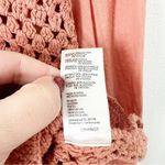 Free People Megan Crochet Top, Coral Sand, Pink Revolve Size Large L NWT Photo 5