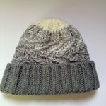 Adidas  Canyon Fold Beanie Knit Hat Two-Tone Gray and Cream Photo 1