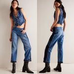 Free People We The Free Moonlit Moto Slim Bootcut Jeans Sz.27 NWT Photo 1