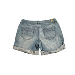 LC Lauren Conrad Denim Shorts Womens 6 Light Blue Cuttoff Wrapped Hem Jean Short Photo 6