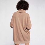 Free People Too Easy Turtleneck Tunic Sweatshirt. Oversized cozy boho Photo 2