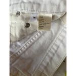 Reformation Dixie High Rise White Jean Shorts Size 26 100 Cotton Made In USA NEW Photo 5