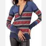 Free People We The Free To the Woods Waffle Knit Sweater Women’s Size XS Photo 0
