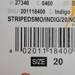 Ashley Stewart  vertical stripe smocked tube top size 20 Photo 6