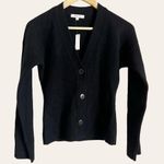 Madewell Black Wool Blend V-Neck Slim Fit Button Front Cardigan Sweater Size XXS Photo 2