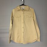 NWT Tuckernuck Steele Shirt Button Down Blouse in Khaki Women’s Size XS Top Tan Photo 4