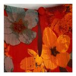 MSK Red Floral Blouson Belted Maxi Dress Ankle Length Sleeveless Size 8 Photo 9