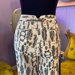 BCBGMAXAZRIA Rasha Black And Gray Cheetah Wide Leg Pants Size S Photo 4