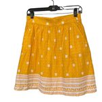 Loft Outlet Sunflower Yellow Linen-blend Skirt, Sz Petite S Photo 2