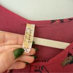 Free People  Pink Butterfly Floral Print Mini Dress 6 Photo 1