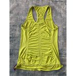 Lululemon Neon Yellow Green Push Yourself Run Do It Now Tank Size 8 Photo 6