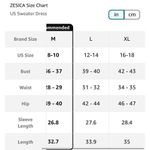 NEW ZESICA Wrap V Neck Knit Backless Sweater Dress L NO BELT Size L Photo 2