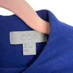 COS  Cobalt Blue Wool Blend Sheath Dress Photo 3
