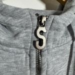 Snipes Sweatshirt Women M Gray Crop Gray Hoodie Streetwear Athleisure Casual Size M Photo 7