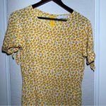 Faithfull the Brand Faithful the Brand • Mini Dress • White Yellow Floral Print • Daphne • Size M/6 Photo 3