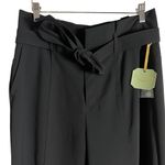 Ryegrass Black Paperbag Tie Waist Belted Trouser Pants Size 10 Photo 2