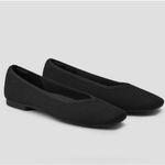 Vivaia Margot 2.0 Square Toe V Cut Flats Black EU 39 Womens Size 8 Office Career Photo 12