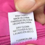 WAYF NWOT  Anthropologie Barbiecore Pink Faux Leather Crop Top / L Photo 14