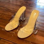 Nasty Gal clear strappy heels Photo 0