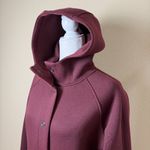 The North Face Rare  Hoodie Jacket Thermal 3D Snap Burgundy Wine Size Medium Photo 4