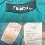 Ariel Maxi Dress Womens XXL Green Tropical Floral Fitted Mesh Resortwear Size undefined Photo 5