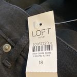 Loft  WOMENS SKINNY CROP BLACK JEANS PANTS SIZE 18 BRAND NEW INSEAM 27” Photo 5