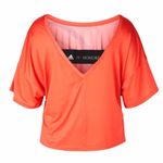 Adidas NWT Women  x 11 Honoré Training Tee Red 2X Photo 4