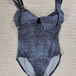 Captiva One Piece Swimsuit Blue Faux Denim Chambray Adjustable Straps Swimwear Size undefined Photo 2