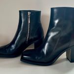 Peter Do Everyday Black Leather Ankle Boots Photo 4