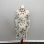 Band of Gypsies  Kimono Floral Oversized Travel Beach Boho Festival Coral Cream Photo 3