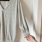 Free People  Beach Gray Slouchy Oversized Pullover Size XS Photo 2