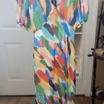 Julia Jordan Women's  watercolor dress size 14 Photo 0