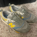 New Balance  Gray and Yellow Athletic Shoes size 8 Photo 0